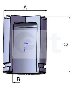 Piston, etrier frana