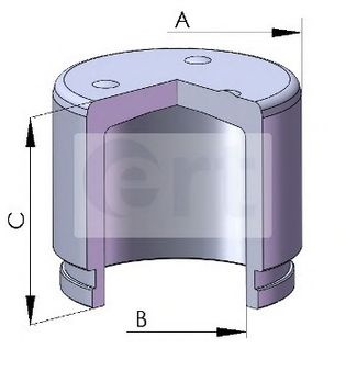Piston, etrier frana