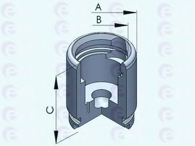 Piston, etrier frana
