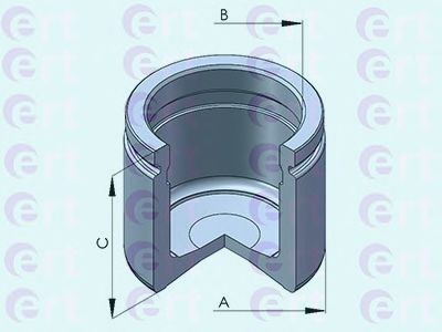 Piston, etrier frana