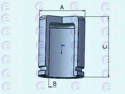 151034-C Piston, etrier frana ERT 
