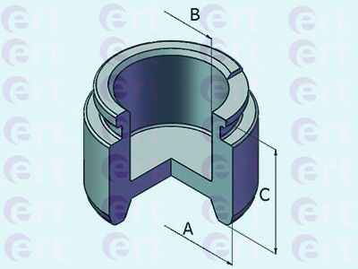 151095-C Piston, etrier frana ERT 