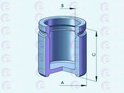151246-C Piston, etrier frana ERT 