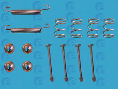 set accesorii, saboti frana parcare