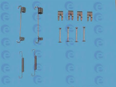 set accesorii, saboti frana parcare