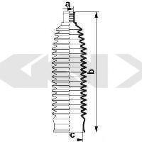 84003 Burduf cauciuc, directie SPIDAN 