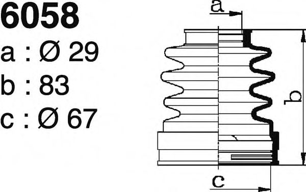 6058 Ansamblu burduf, articulatie planetara DEPA 