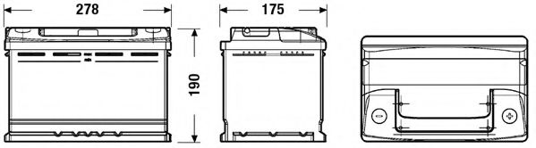 EC700 Baterie de pornire EXIDE 