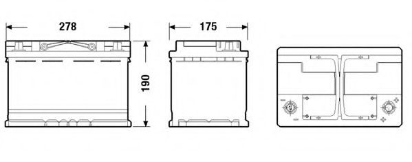 CK700 Baterie de pornire CENTRA 