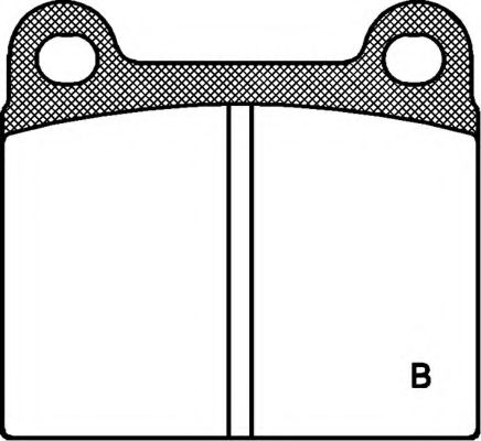 set placute frana,frana disc 2