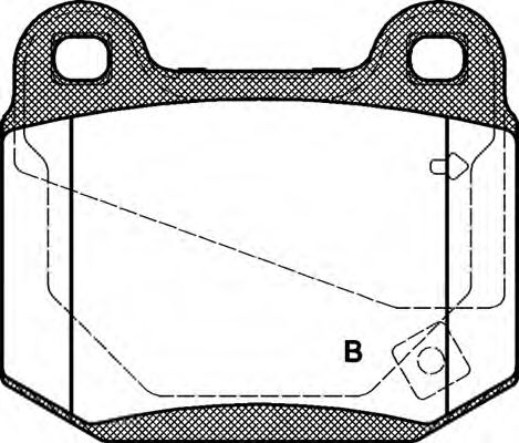 set placute frana,frana disc 2