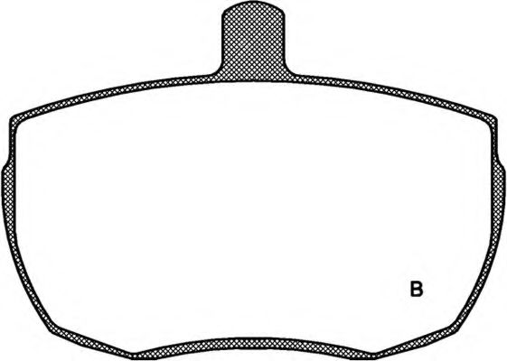 set placute frana,frana disc 2
