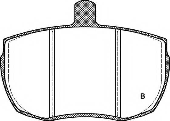 set placute frana,frana disc 2
