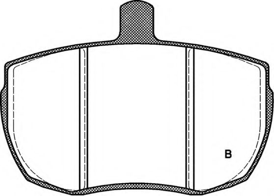 set placute frana,frana disc 2