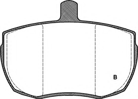 set placute frana,frana disc 2