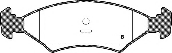 set placute frana,frana disc 2