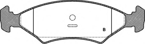 set placute frana,frana disc 2
