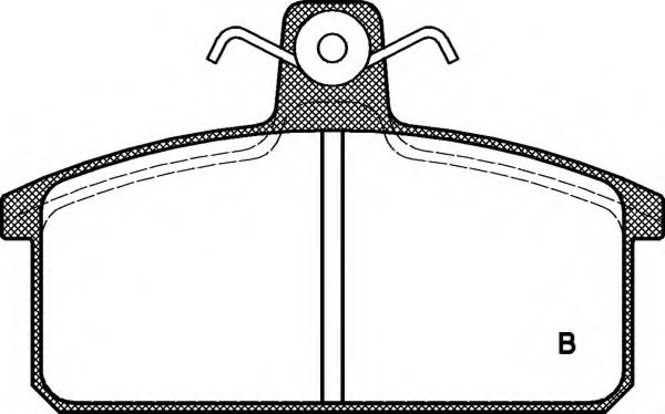 set placute frana,frana disc 2