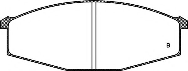 set placute frana,frana disc 2