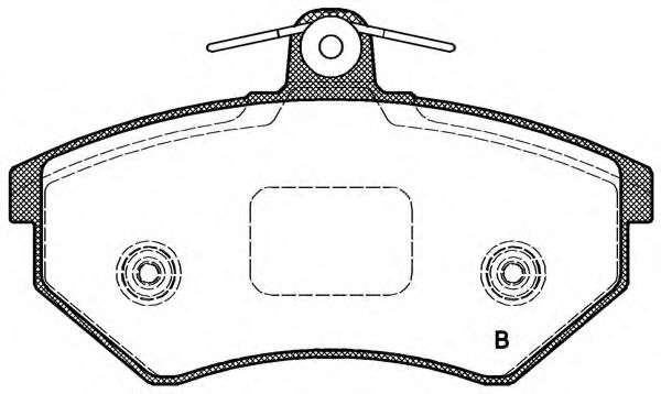 set placute frana,frana disc 2