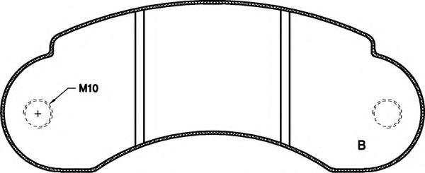 set placute frana,frana disc 2