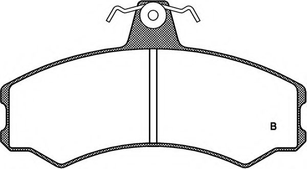 set placute frana,frana disc 2