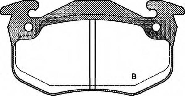 set placute frana,frana disc 2
