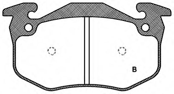set placute frana,frana disc 2