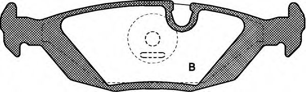 set placute frana,frana disc 2