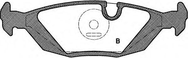 set placute frana,frana disc 2