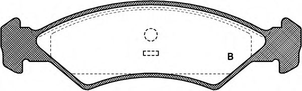 set placute frana,frana disc 2