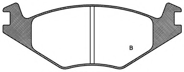 set placute frana,frana disc 2
