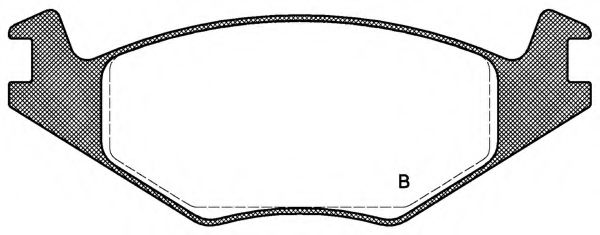 set placute frana,frana disc 2