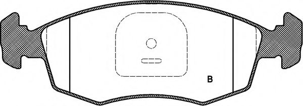 set placute frana,frana disc 2