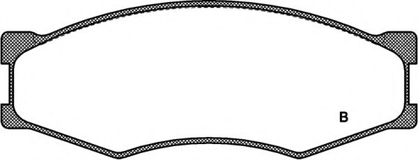 set placute frana,frana disc 2