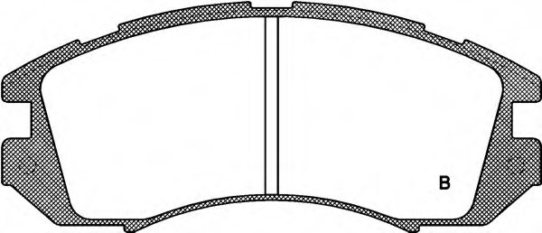 set placute frana,frana disc 2