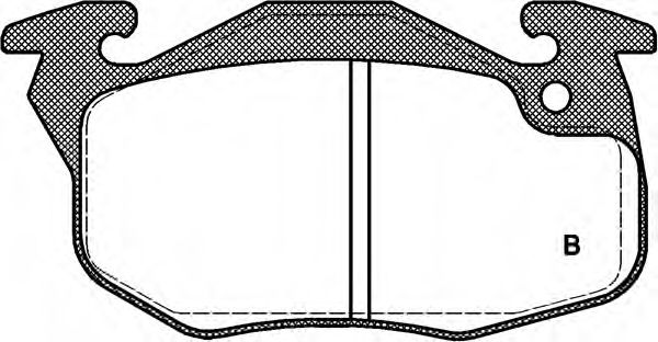 set placute frana,frana disc 2