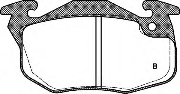 set placute frana,frana disc 2