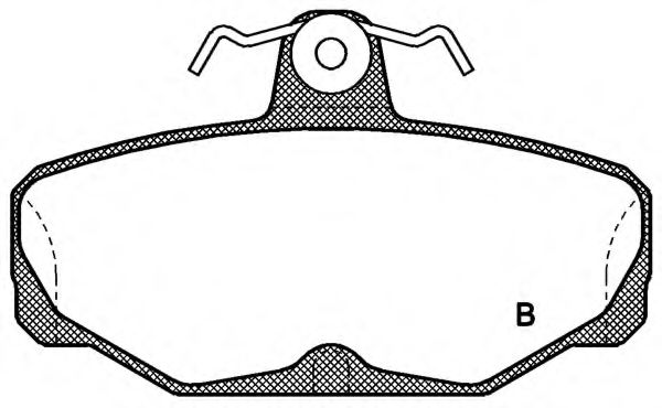 set placute frana,frana disc 2