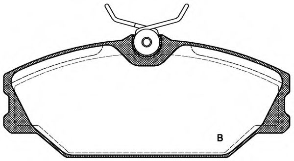 set placute frana,frana disc 2