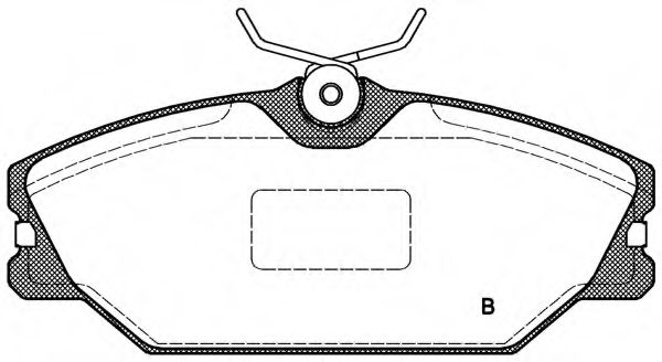set placute frana,frana disc 2