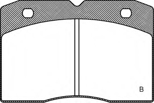 set placute frana,frana disc 2