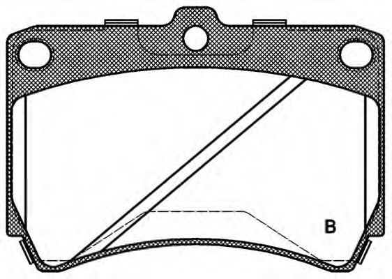 set placute frana,frana disc 2