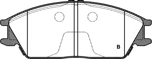 set placute frana,frana disc 2