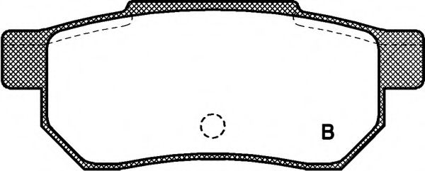 set placute frana,frana disc 2