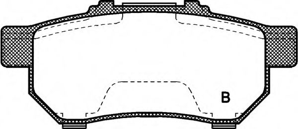 set placute frana,frana disc 2