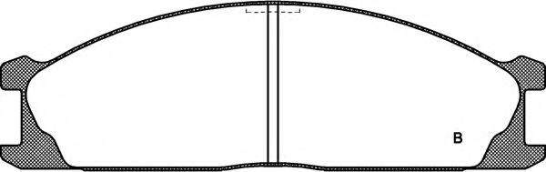 set placute frana,frana disc 2