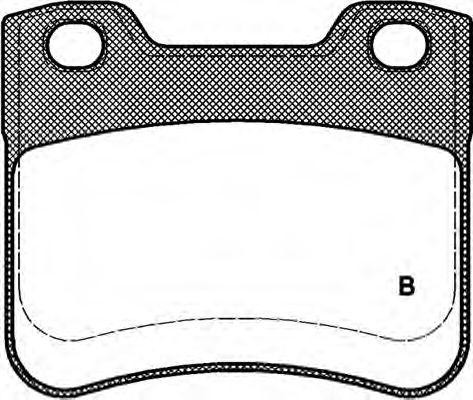 set placute frana,frana disc 2