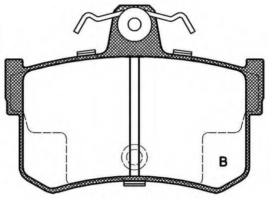 set placute frana,frana disc 2