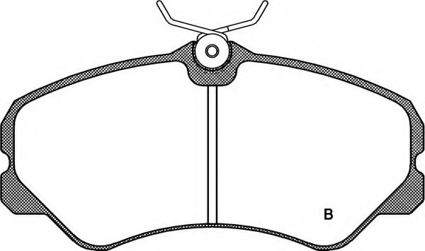 set placute frana,frana disc 2